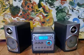 Cm427bt-sl-ec Craig Cm4o2 3-piece Cd Stereo Micro System Am/fm Radio With Remote Sounds Great