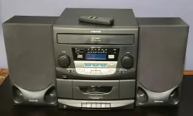 Cmc-43105cdr Craig Am / Fm Stereo Cassette Recorder 3-disc Cd Changer Speakers And Remote