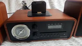 Cr3012a Crosley Euc Vintage Executive Stereo Retro Shelf System Cd/ipod/am/fm #2