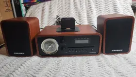 Cr3012a Crosley Euc Vintage Executive Stereo Retro Shelf System Cd/ipod/am/fm