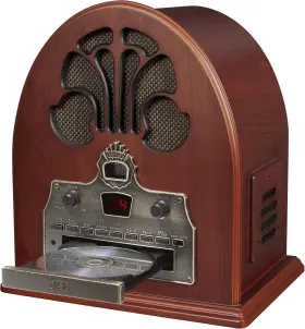 Cr32d-pa Crosley Cathedral Retro Am/fm Tabletop Radio With Bluetooth Receiver An #2