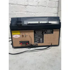Cr7014a-bk Crosley For Parts Eclipse 3-speed Turntable With Bluetooth Radio Cd Player #3