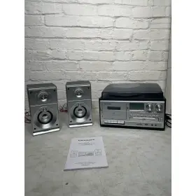 Cr7014a-bk Crosley For Parts Eclipse 3-speed Turntable With Bluetooth Radio Cd Player
