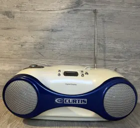 Rcd311 Curtis Am Fm Radio Retro Vintage-look Boombox Rare Works Great