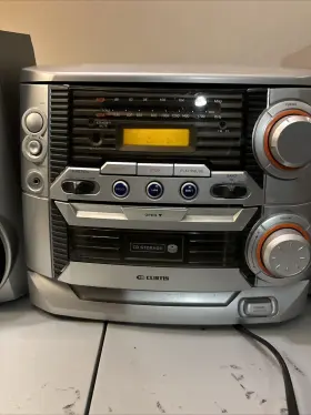 2speakers Curtis Rcd856 Stereo System 3 Disc Cd Changer Am/fm Radio No Remote #3