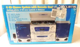 Rcd794r Curtis Rcr794r Vintage 2000 Stereo System 3cd Am/fm Cassette Recorder New Sealed