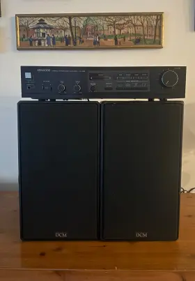 Ka-32b Dcm And Kenwood Cx-07 Speakers Amplifier - A Sweet 1980s Combination