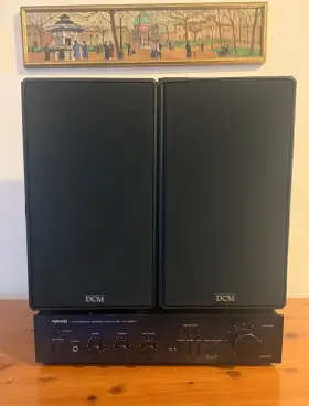 Na-590 Dcm And Nikko Cx-07 Speakers Amplifier - A Sweet 1980s Combination