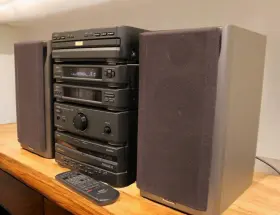 D-500 Denon D500 Hi-fi Stereo Surround System Serviced Fully Functional With Remote #2