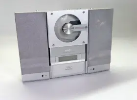 D-aj03cd Denon D-aj03 Am/fm Vertical-style Hi Fi Mini Stereo System/no Remote Tested