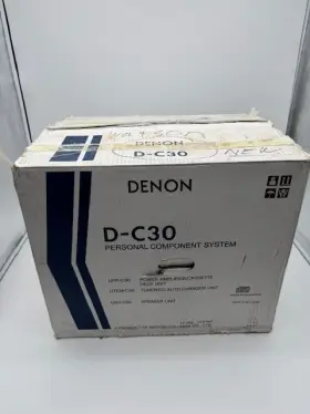 Utcm-c30 Denon D-c30 System Open Box Upr-c30 Usc-c30 Speakers Cd Cassette