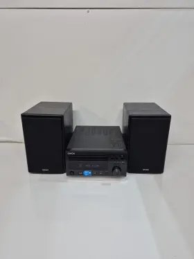 Rcd-m38dab Denon Cd Receiver Compact Stereo Dab Rds Mp3 Wma Sc-m37 Speakers