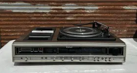 Diasound Mc-50a Stereo System All In One Console- Turn Table-cassette Player-am/fm