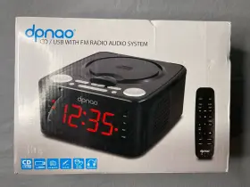 Yw-010 Dpnao Cd Player With Fm Radio Audio System Usb Port Black New In Box