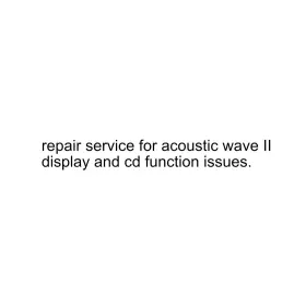 Cd3000 Dsaads Repair Service For Display And Cd Function