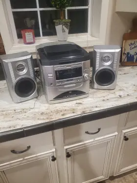 Cd2158 Durabrand Stereo System 5 Cd Changer Home Am/fm Tuner