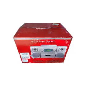 W600-s Durabrand 6 Cd Am/fm Shelf System New Open Box