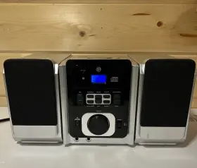 9092 Electro Brand Radio Micro System With Cd Player Aux Model Lid Sticks