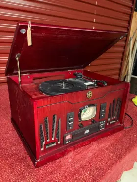 9249 Electro Brand Wooden Stereo System Model #2