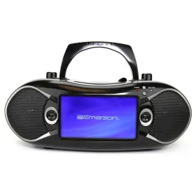 Edl-2870-bk-em Emerson 7 Inch Bluetooth Dvd Boombox W Amfm Radio Stereo Speakers And Multi-media