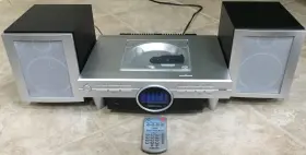 60-1418 Emerson Es769 Executive Bookshelf Am/fm Stereo Speakers Cd Not Working