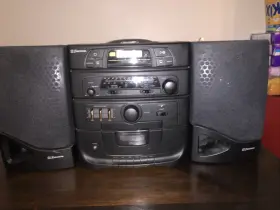 Emerson Ms7626 Stereo Cd/cassette/tuning 3 In 1 Test Working Good