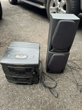 Ms7737 Emerson Vintage 1997 3 Disc Cd Changer Cassette Am/fm Stereo With Speakers #2