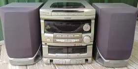 Emerson Ms8007 3disc Am Fm Casset Speaker Home Consol Vtg Vtgemersonms8007 Homeconsoltheatespeakersystems3disccd Am/fmcassette90sy2kparts