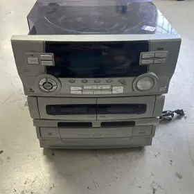 Ms9923tt Emerson Ms9920tt Home Audio 5 Cd Changer Turntable Tape Player Untested