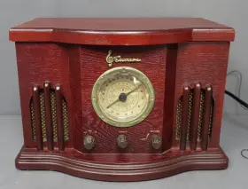 Emerson Nr51 Retro Light-up Cherry Wood Am/fm Stereo Radio/cd Player Manual