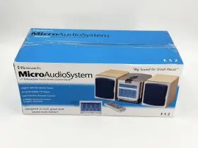 Emerson Research 025806042122 Brand New Micro Audio System Es2 Touch Screen Am/fm/cd Radio