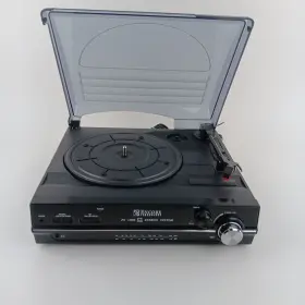 2698no Encore Black Turntable With Radio And Encoding To Computer Stereo System