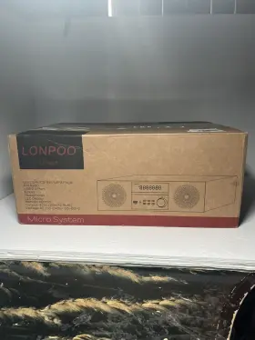Lp816 Esenda Lonpoo Cd Micro Home Stereo Sys. / Cd-r/ Cd-rw/ Mp3 40 W. New Open Box #2