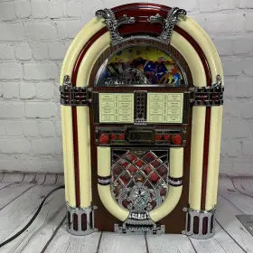 Rd66-i Excalibur Electronics Jukebox Tabletop Mp3 Am/fm Radio Retro 50s Classic #2