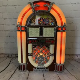 Rd66-i Excalibur Electronics Jukebox Tabletop Mp3 Am/fm Radio Retro 50s Classic #3