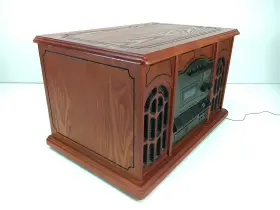 Rd50 Excalibur Electronics 3-in-1 Classic Am/fm Radio Cd Turntable Music Player #3