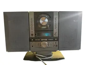 Slim-1500 Fisher 1500-sl Vtg Sl Am Fm Radio And Cd Player Stereo With Detachable Speakers