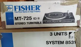 8531 Fisher Stereo System And Symphonic 6-cd Changer With 2 Speakers