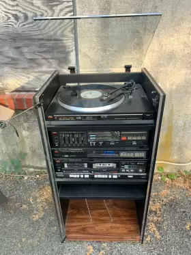 Cr-w45 Fisher Ca-272 Mt-720 Studio Standard Component Stereo System Tuner Cassette Turntable Japan