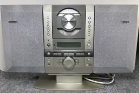 Slim-1500sl Fisher Am Fm Radio Cd Player Stereo With Detachable Speakers No Remote