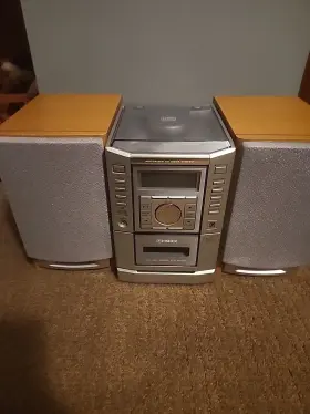 Tad-da70 Fisher Audio System Tad-da70. Radio Cd Player Cassette 2 Speakers