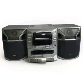 Tad-m230 Fisher Stereo System 1998 Cd Cassette Am Fm Radio Speakers Tested