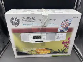7-4292 Ge Spacemaker Under Cabinet Stereo Cd/am/fm Radio Nos