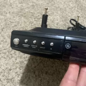 7-5400 Ge Slim Spacemaker Stereo Cd Player With Coutnter Light And Remote Control Blk #2