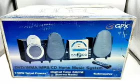 Hmd6014dt Gpx 2.1-channel 140-watt Audio System With Dvd/cd Player Am/fm Tuner