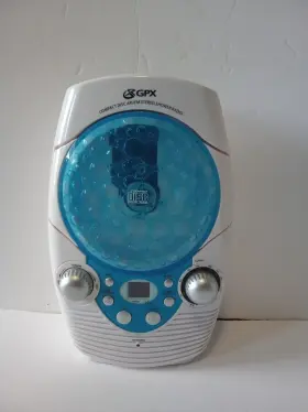 Rcd3815sh Gpx Vintage Compact Disc Am/fm Stereo Shower Cd Radio Battery Powered