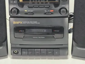 S7059 Gpx Cd Player Am/fm Stereo Cassette Recorder Music System Speakers Tested #3