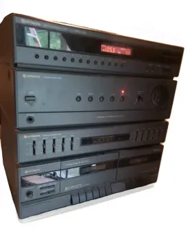 Hrd-200 Hitachi Vtg Component System Cassette Tape/ Tuner / Graphic Eq Read