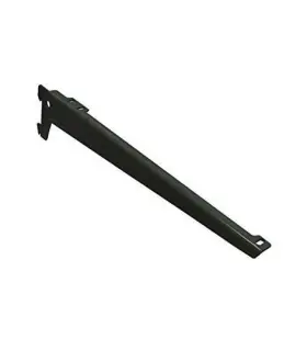66463 Home System Shelf Brackets Angled To 2 Hooks Black Set Of Pieces