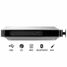 Ilive 047323103841 Under The Cabinet Cd Player And Radio Kitchen Counter Bluetooth Stereo Speaker #2